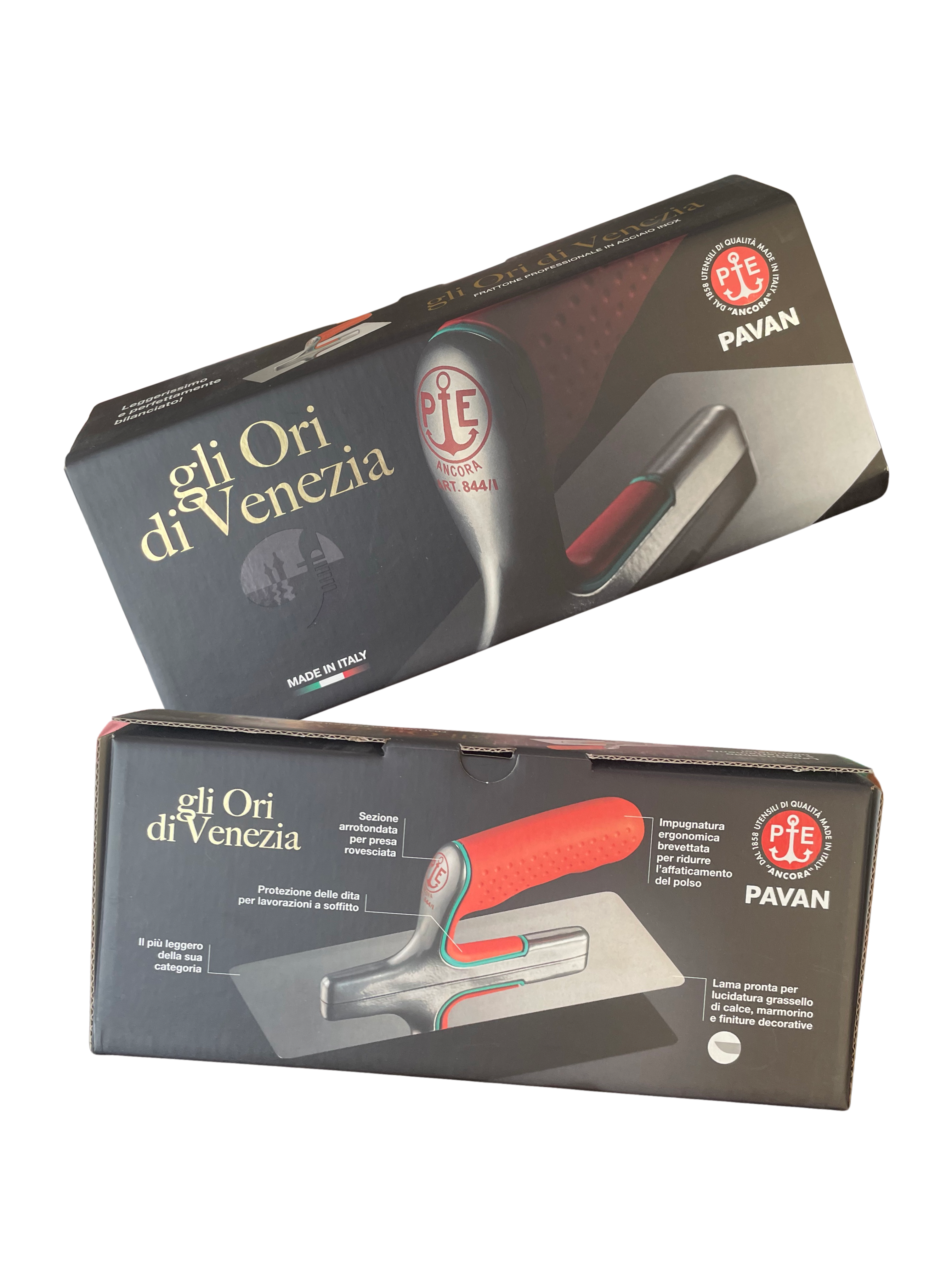 Pavan stainless steel application trowels